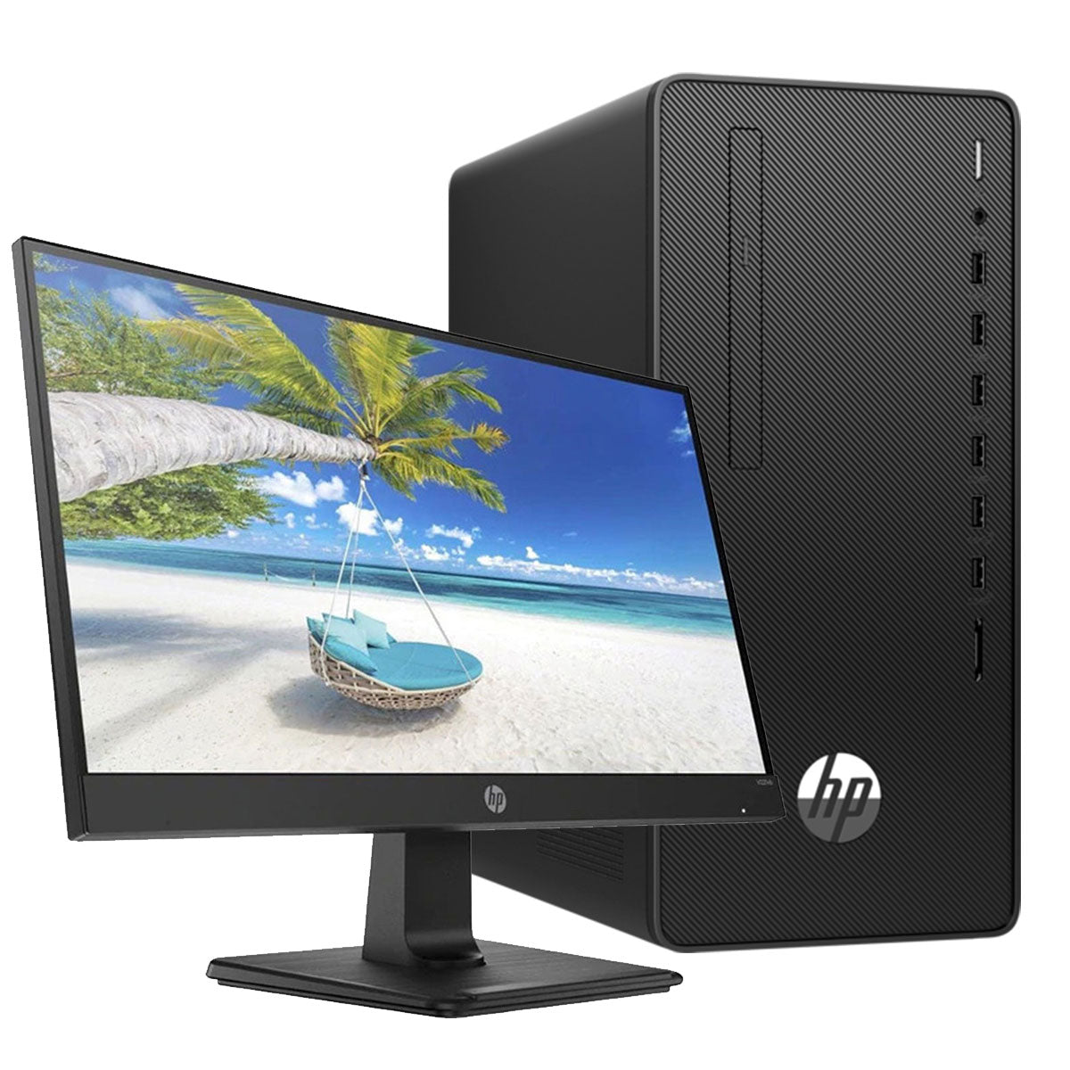 HP 290 G4 Microtower Intel Core i7 10th Gen 8GB RAM 1TB HDD + 22 Inches HD Monitor