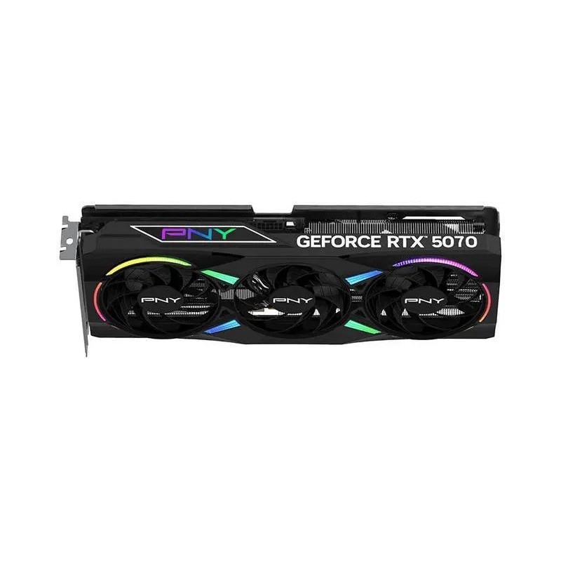 PNY GeForce RTX 5070 ARGB Epic‑X RGB OC Triple Fan 12GB GDDR7 Graphics Card