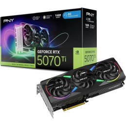 PNY GeForce RTX 5070 Ti OC Triple Fan 16GB GDDR7 Graphics Card
