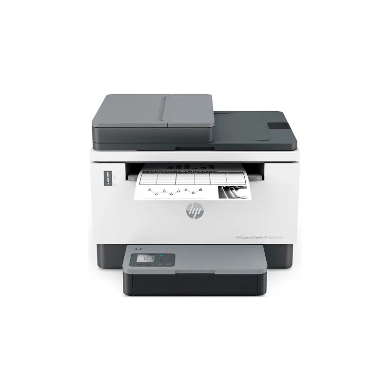 HP LaserJet Tank MFP 2602sdw Printer – Print, Copy & Scan | Duplex | ADF | Wireless, Ethernet & USB (Model: 2R7F5A)