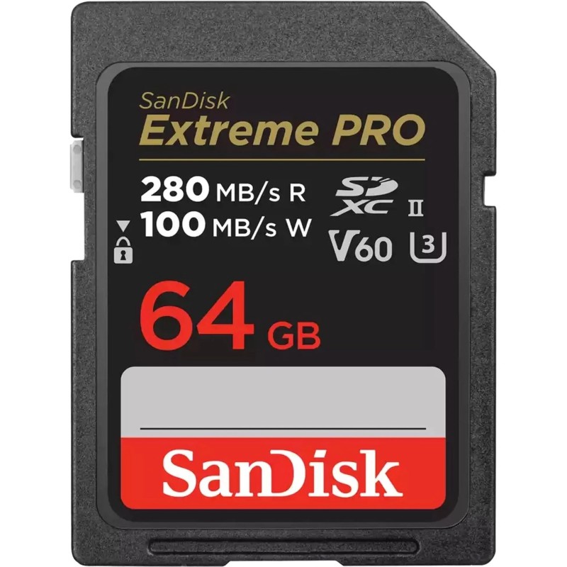 SanDisk Extreme PRO SDHC™ and SDXC™ UHS-II Card – 64GB
