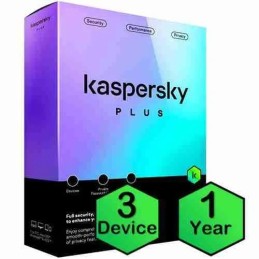 Kaspersky Plus – 3 Devices, 1 Year