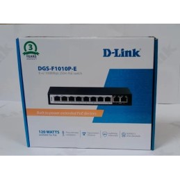 D-Link 10-Port Gigabit PoE Switch – DGS-F1010P