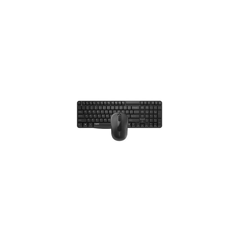 Rapoo X1800s Wireless Keyboard & Mouse Combo – Black