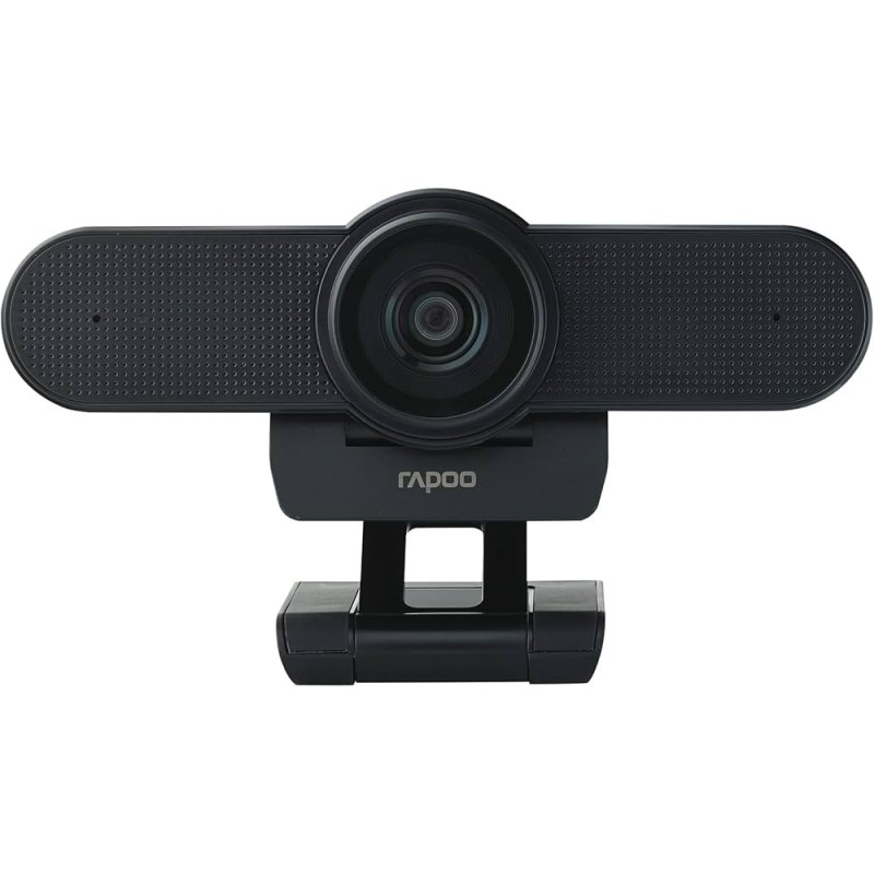 Rapoo C500 4K Webcam – Dual Noise-Reduction Microphones, Autofocus, Privacy Cover