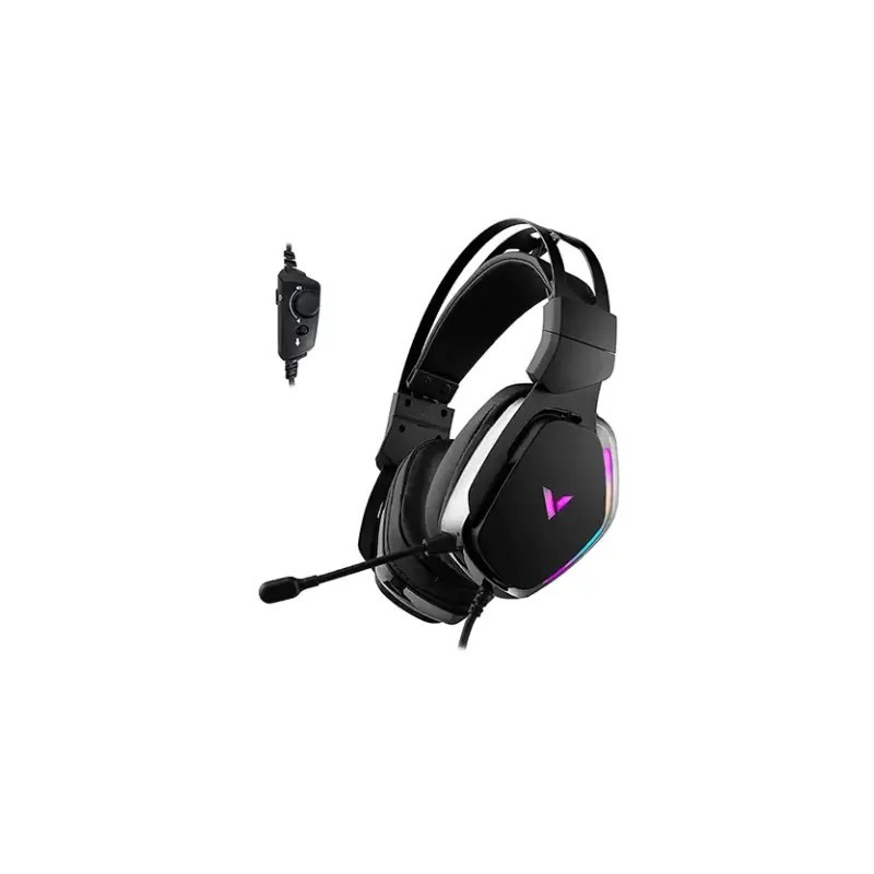 Rapoo VH710 Illuminated Gaming Headset – Black (RGB Colours)
