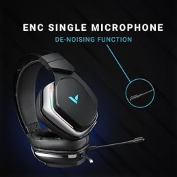 Rapoo VH710 Illuminated Gaming Headset – Black (RGB Colours)
