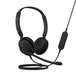Jabra Evolve 10 USB-A Wired Stereo Headset – With Noise-Canceling Mic and Leatherette Ear Cushions (2699-820-109)
