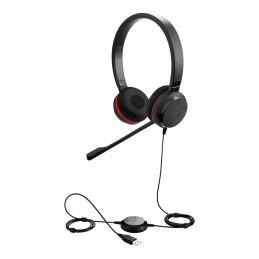 Jabra Evolve 30 II USB-C Wired Microsoft Teams Certified, with USB-C/A Adapter – 5399-823-369