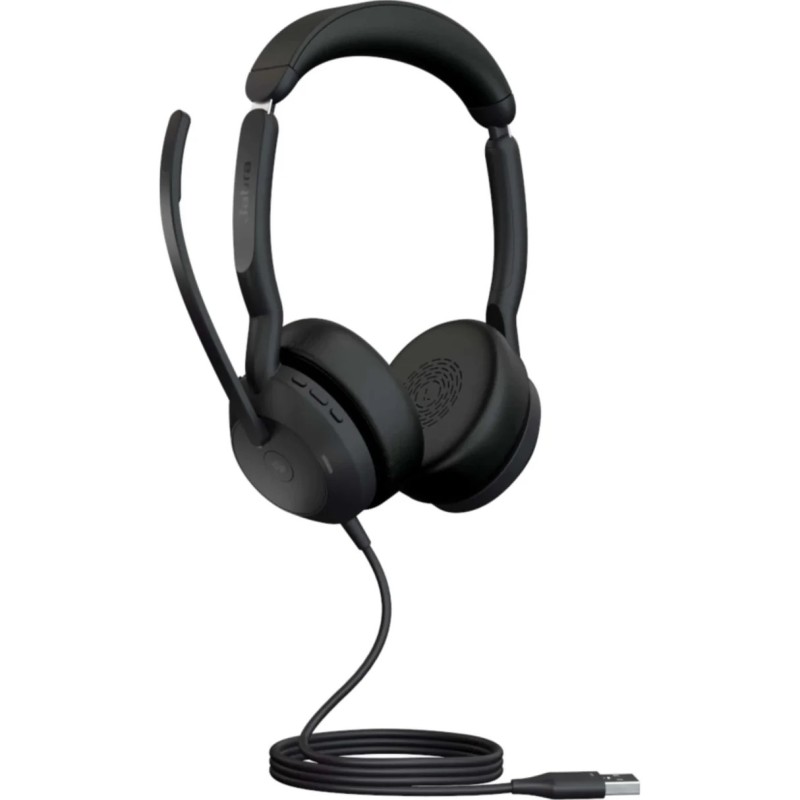 Jabra Evolve2 50 Wired/Bluetooth Stereo Headset, Microsoft Teams Certified, USB‑A – 25089‑999‑999