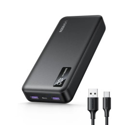UGREEN PB312 20000mAh Power Bank – Two-way Fast Charging, Dual USB, PD 20W, Quick Charge, Portable Battery
