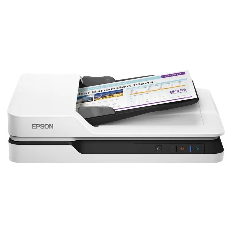 Epson WorkForce DS-1630 Scanner – Fast Duplex, 50ppm, A4, USB, High-Resolution, B11B239402