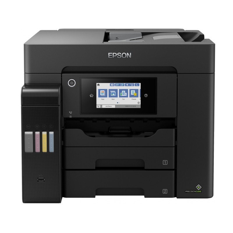 Epson ECOTANK L6570 Printer – Print, Copy, Scan, Fax, Duplex, ADF, Wi-Fi, USB, LCD Touchscreen, C11CJ29403