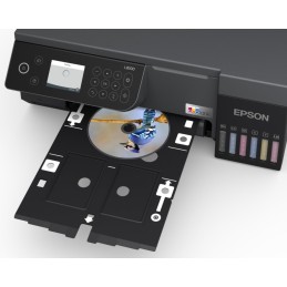 Epson L8100 All-in-One Photo Printer – Print, Scan, Copy, Wi-Fi, USB, PVC/CD Printing, LCD, C11CK37405