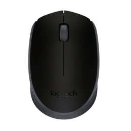 Logitech M171 Wireless Mouse – Black, 2.4GHz, Plug-and-Play, Long Battery Life, Portable - Black