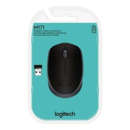 Logitech M171 Wireless Mouse – Black, 2.4GHz, Plug-and-Play, Long Battery Life, Portable - Black