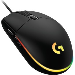 Logitech G102 LIGHTSYNC RGB Gaming Mouse – 6 Buttons, USB, RGB Lighting, High-Precision, Black, 910-005823