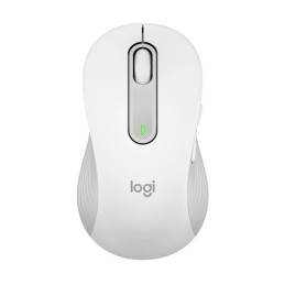Logitech M650 Signature Wireless Mouse – Off White, Bluetooth & 2.4GHz, Rechargeable
