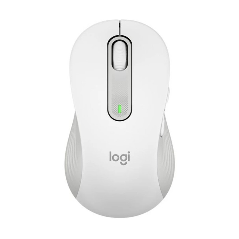 Logitech M650 Signature Wireless Mouse – Off White, Bluetooth & 2.4GHz, Rechargeable