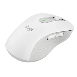 Logitech M650 Signature Wireless Mouse – Off White, Bluetooth & 2.4GHz, Rechargeable