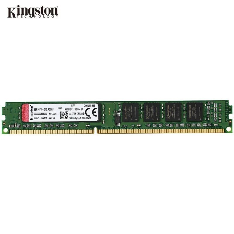 Kingston 4GB DDR3L 1600MHz Desktop RAM – Low-Voltage 240-Pin Memory Module