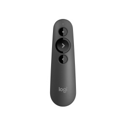 Logitech R500s Laser Presentation Remote – Graphite, Wireless Control, Built‑In Red Laser, 910‑005843
