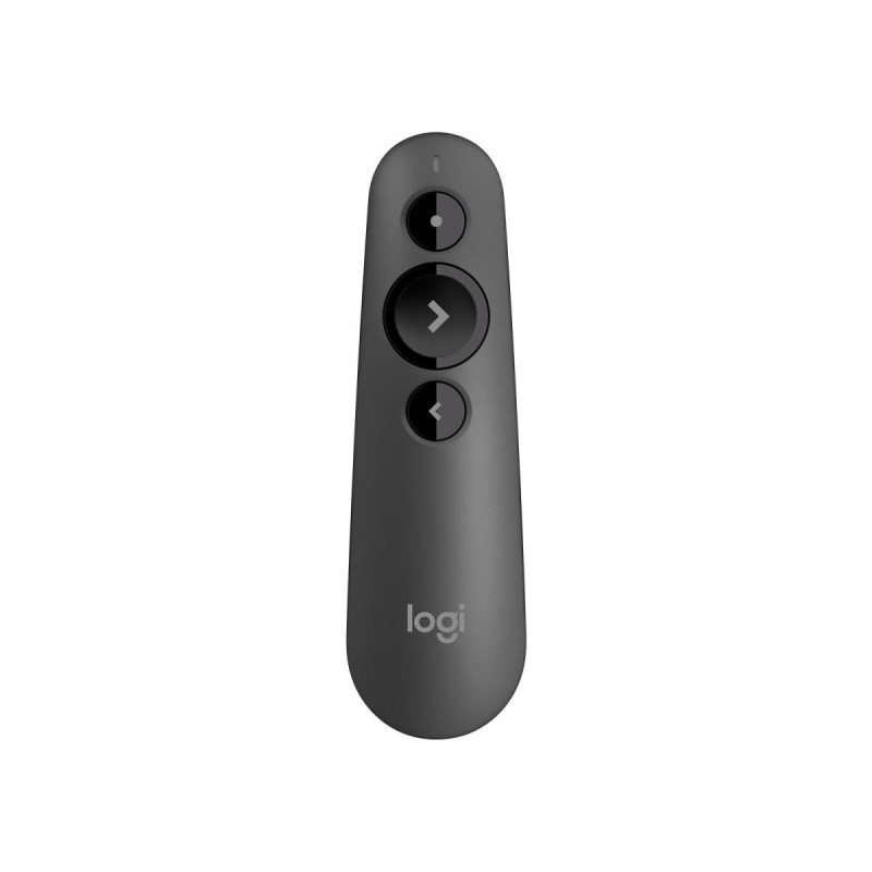 Logitech R500s Laser Presentation Remote – Graphite, Wireless Control, Built‑In Red Laser, 910‑005843
