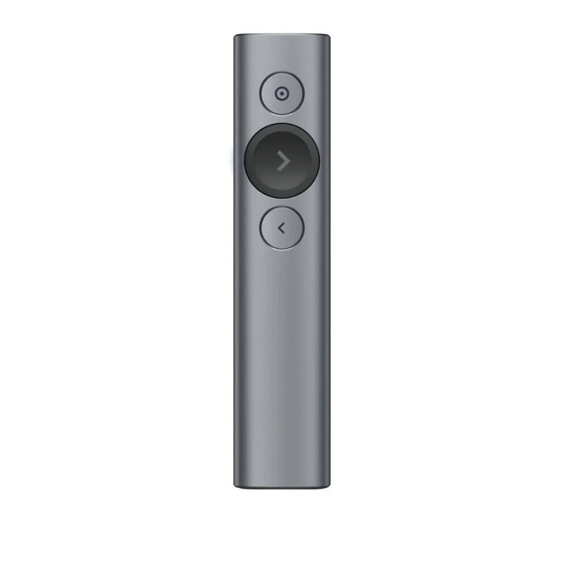 Logitech Spotlight Rechargeable Presentation Remote – Slate, Precision Highlighting, Wireless, 910‑004861