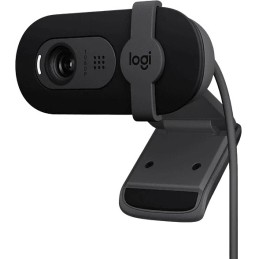 Logitech Brio FHD Webcam – Graphite, 1080p Video, USB Plug‑and‑Play, 960‑001585