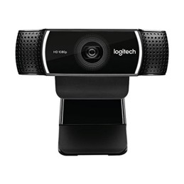 Logitech C922 HD Pro Webcam – 1080p Streaming, Dual Mics, USB Plug‑and‑Play, 960‑001088