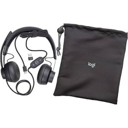 Logitech Zone Wired Headset – Noise‑Cancelling Mic, Teams Certified, 981‑000870