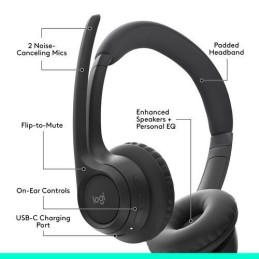 Logitech Zone 300 Bluetooth Headset – Noise‑Cancelling Mic, Wireless