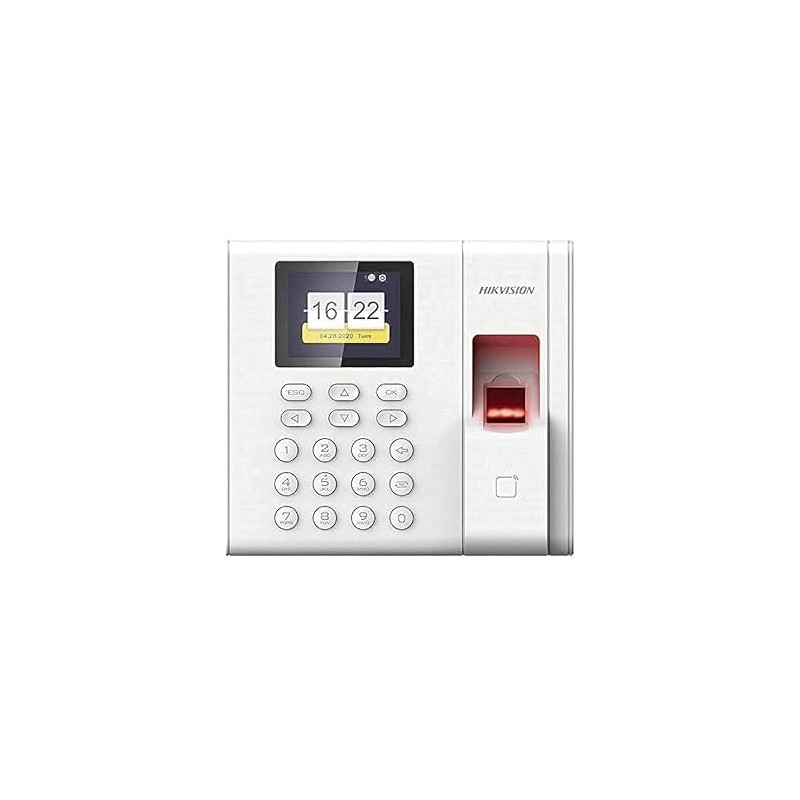 Hikvision DS‑K1A8503MF Fingerprint Time Attendance Terminal Biometric Workforce Management System - White