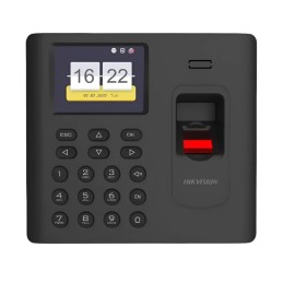 Hikvision DS‑K1A8503MF Fingerprint Time Attendance Terminal Biometric Workforce Management System - Black