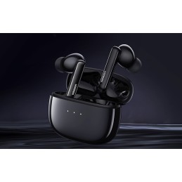 UGREEN HiTune T3 Active Noise-Cancelling Wireless Earbuds – Active ANC, Bluetooth 5.2, Low Latency Audio – Black (WS106)