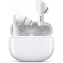 UGREEN HiTune T3 Pro Active Noise-Cancelling Wireless Earbuds – Adaptive ANC, Bluetooth 5.2, Hi-Res Audio – White (WS206)