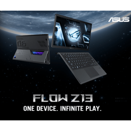 ASUS ROG Flow Z13 (2023) – Intel® Core™ i9‑13900H, GeForce RTX™ 2050, 13.4″ QHD+ 165Hz Touchscreen, 16GB RAM, 512GB SSD – (NEW)