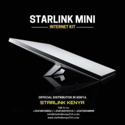 Starlink Mini Kit – Portable Satellite Internet System, High-Speed Low-Latency Broadband, Compact Dish with WiFi Router