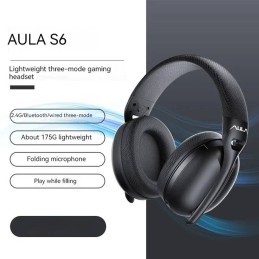 Aula S6 Wireless Gaming Headphones – Immersive Sound & Folding Mic | Electrika Computers