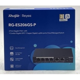 Ruijie RG-ES206GS-P 6-Port Gigabit PoE Switch