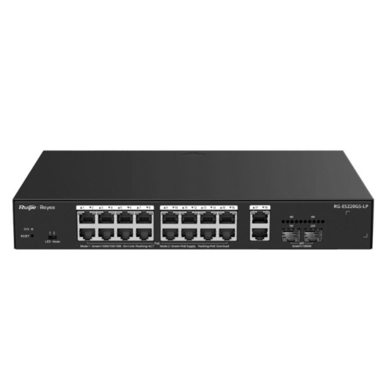 Ruijie RG-ES211GS-LP 11-Port Gigabit PoE Switch