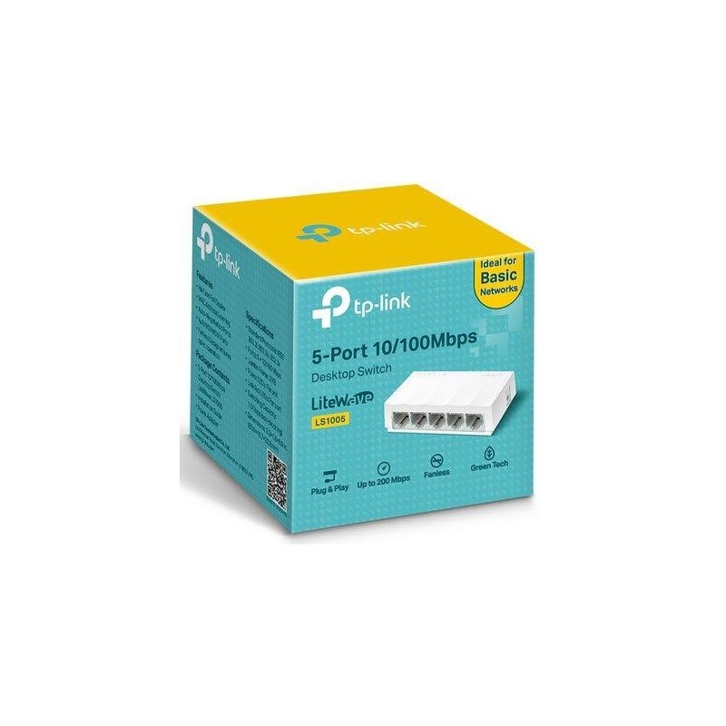 TP-Link LS1005 5-Port 10/100Mbps Desktop Switch