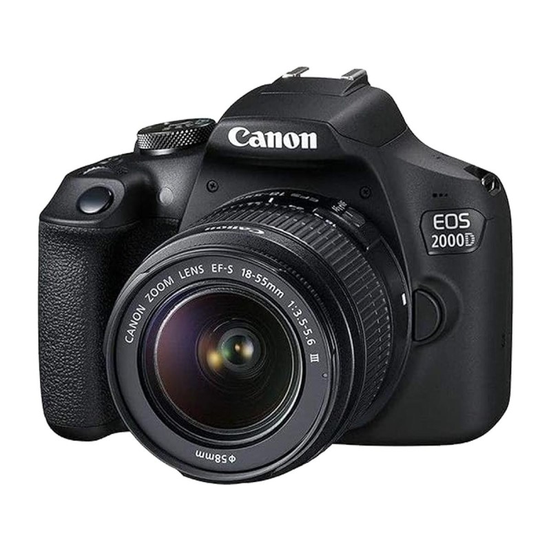 Canon EOS 2000D DSLR Camera with 18–55mm Lens