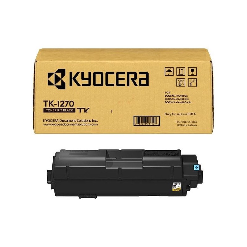 Kyocera TK-1270 Black Toner Cartridge