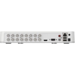 Hikvision 16-Channel 720p Mini 1U H.265 DVR – 1 HDD