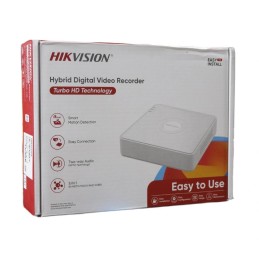 Hikvision 16-Channel 720p Mini 1U H.265 DVR – 1 HDD