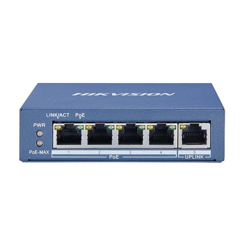 Hikvision 4-Port Gigabit Unmanaged PoE Switch