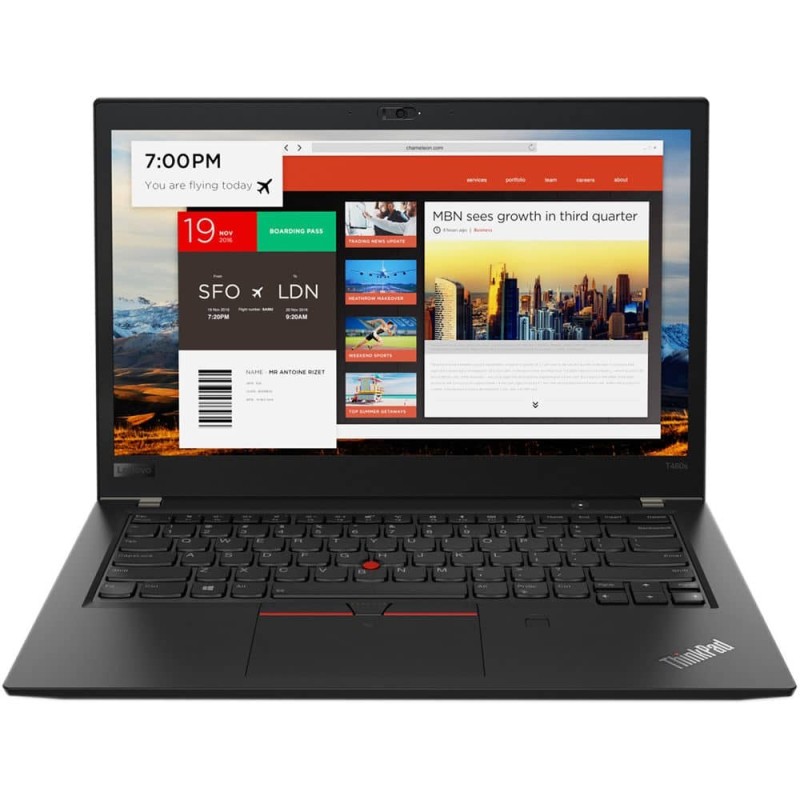 Lenovo ThinkPad T480s 14" FHD Touch – Intel Core i7 8th Gen, 16GB RAM, 256GB SSD