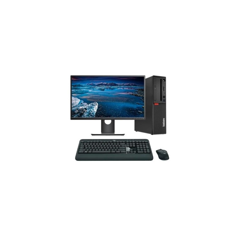 Lenovo ThinkCentre M910q Tiny Desktop Bundle – Intel Core i5-6500T | 8GB RAM | 500GB HDD | 23.8" FHD Monitor