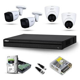 Dahua 4× AHD 2MP HD CCTV Kit – Dome Cameras, 4‑Channel DVR & 1TB Storage
